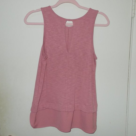 J. Crew Factory Drapey Tank Top Mauve Shade Size Small - Picture 4 of 6